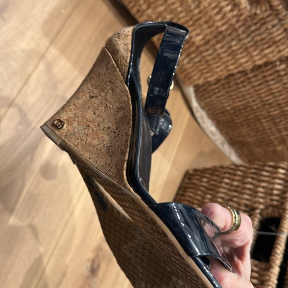 GUCCI Vitello Vernice Cork Wedge size 9.5 very good shape - Picture 6 of 9